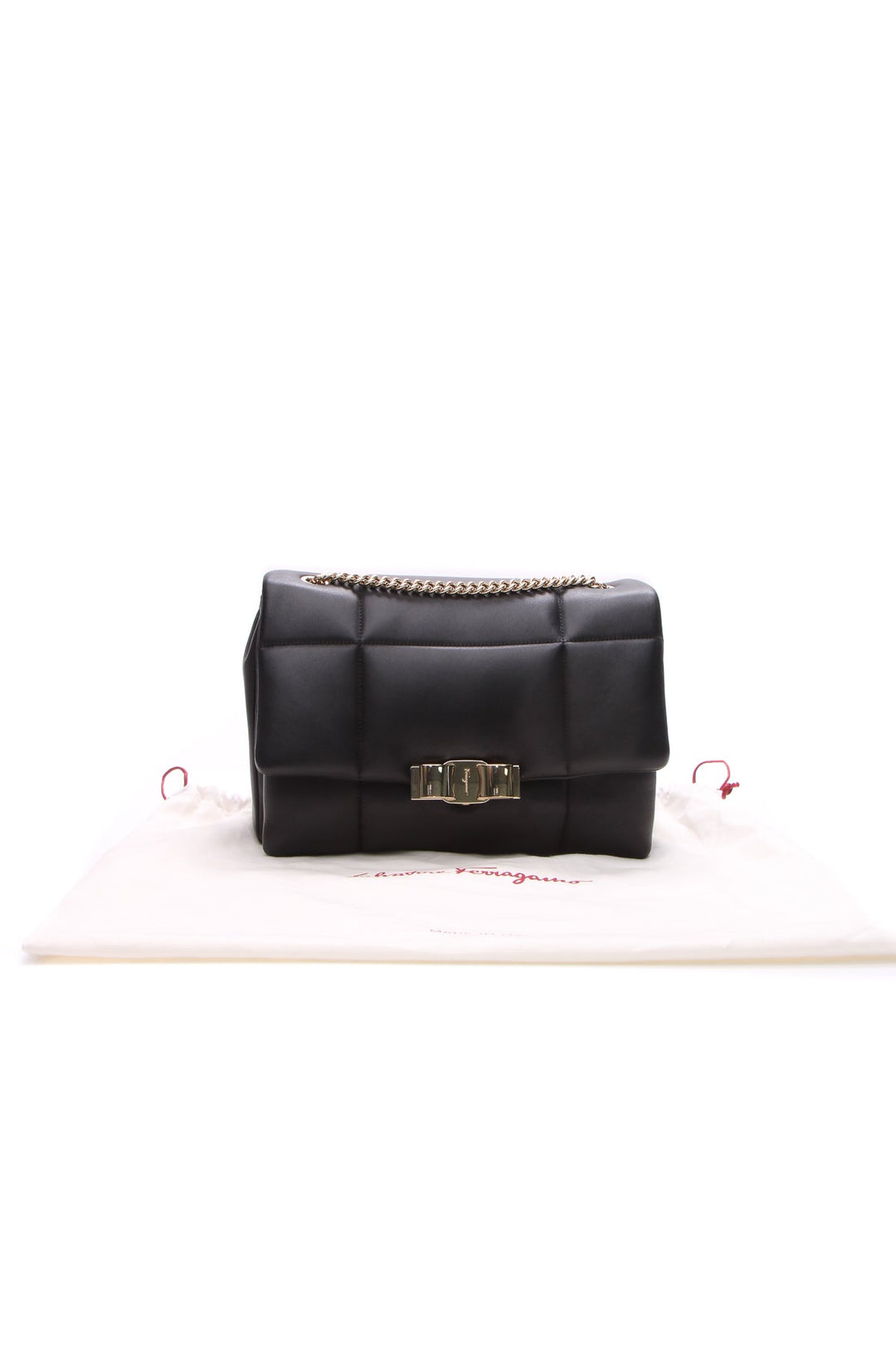 Quilted Vendom Bag - Black