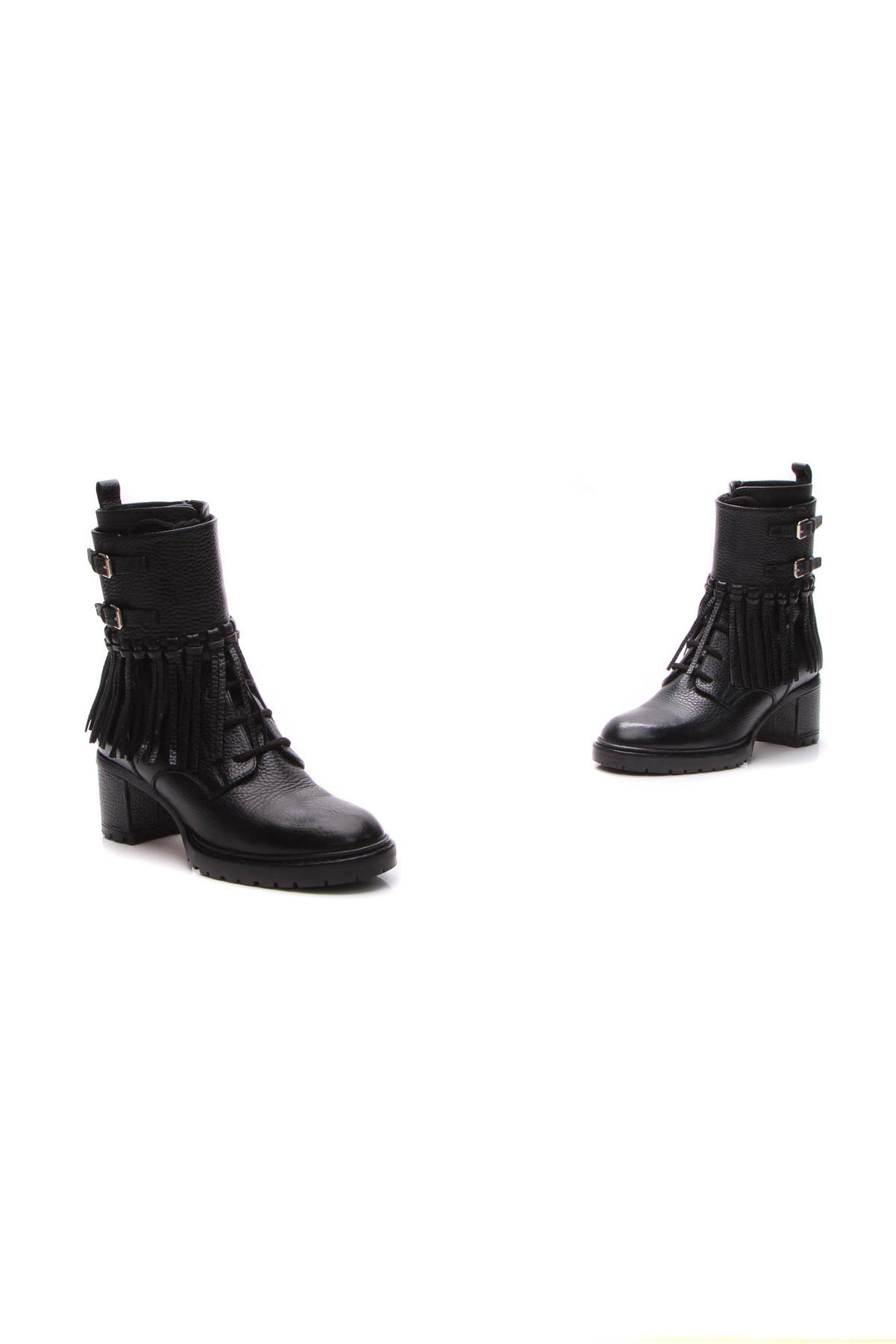 Fringe Combat Boots - Size 35.5