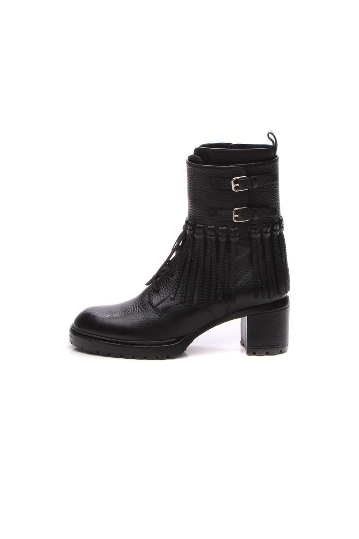 Fringe Combat Boots - Size 35.5