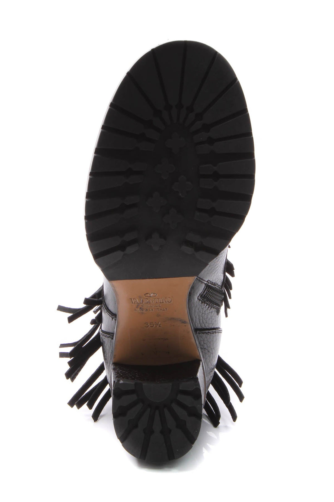 Fringe Combat Boots - Size 35.5