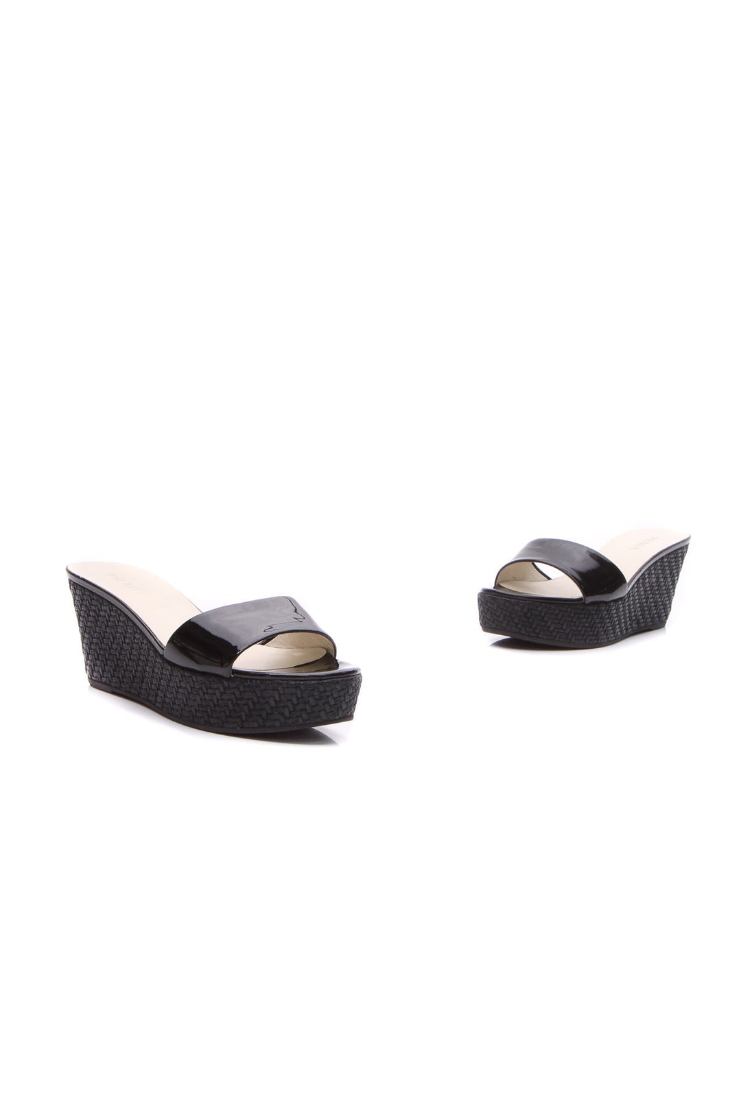 Woven Wedge Sandals - Size 38