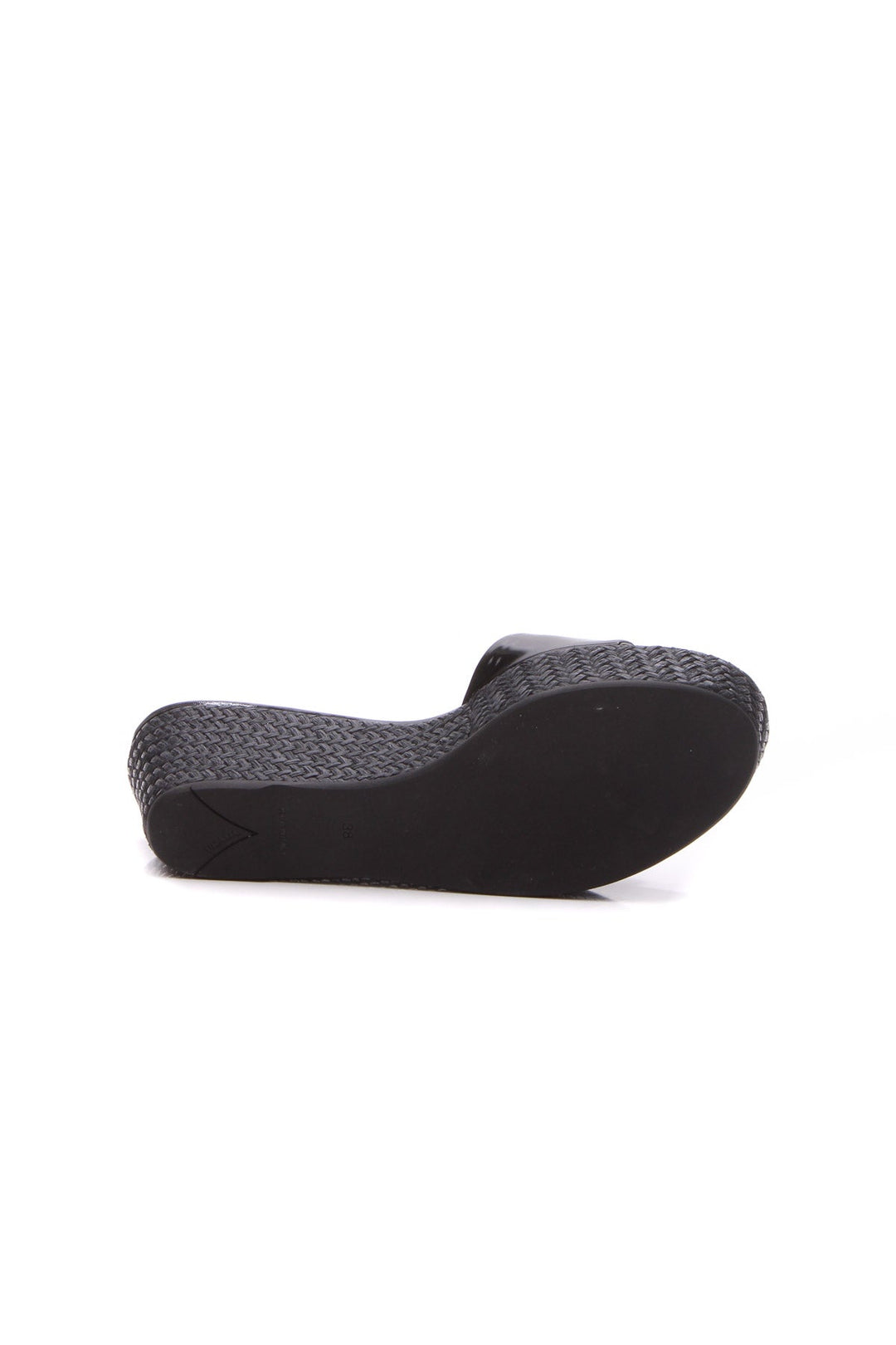 Woven Wedge Sandals - Size 38