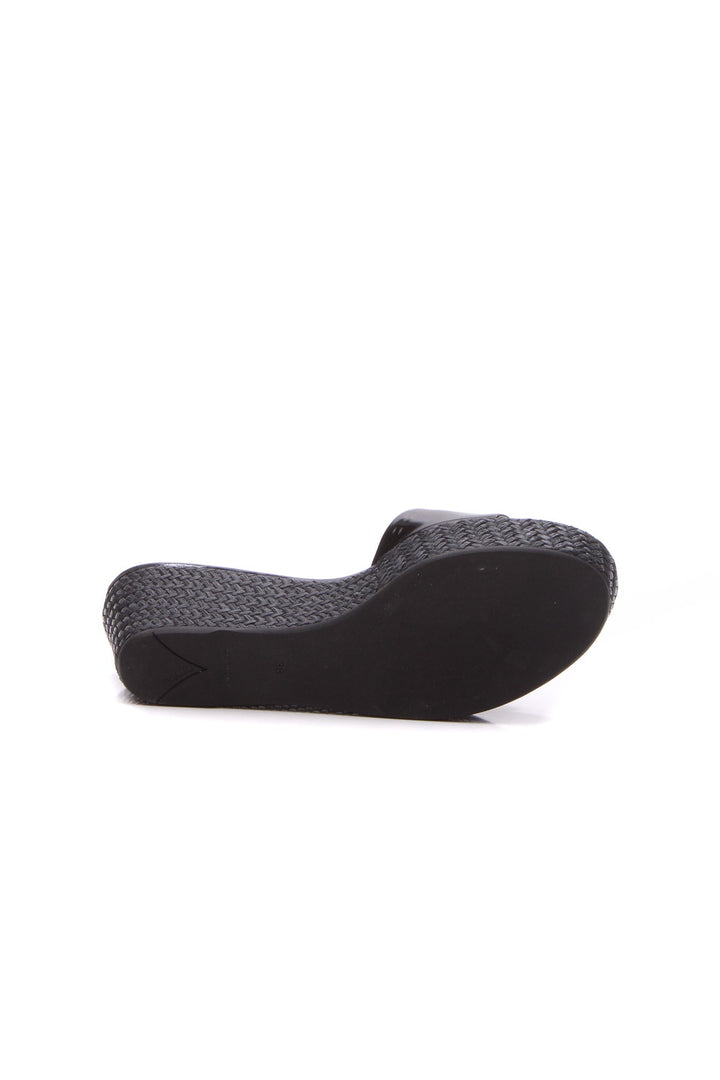 Woven Wedge Sandals - Size 38