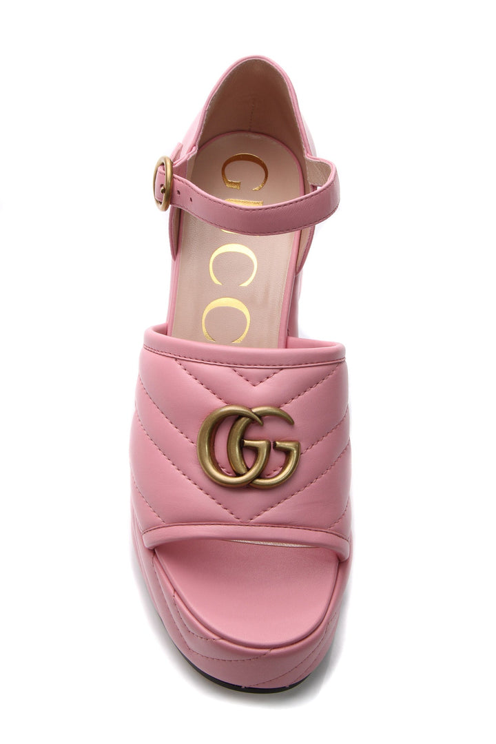 GG Marmont Platform Sandals - Size 36