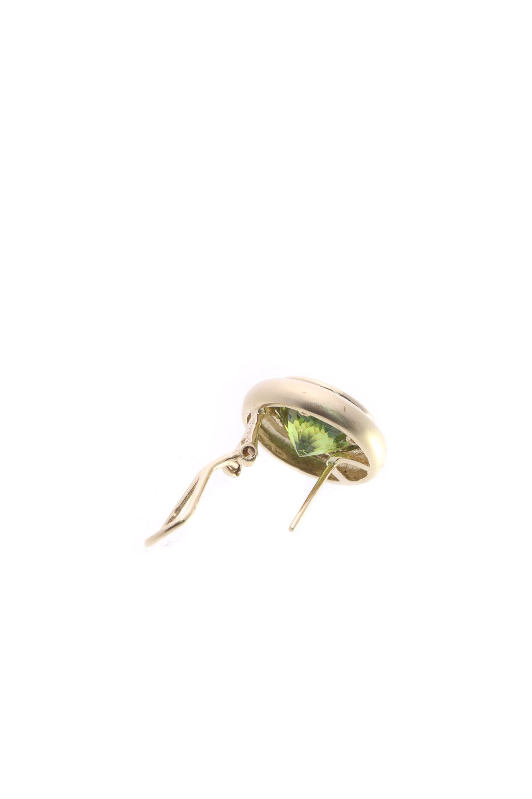 Peridot Estate Earrings - Yellow Gold