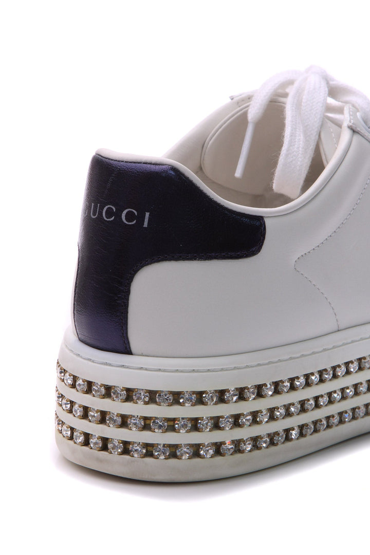 Crystal Web Ace Platform Sneakers - Size 38