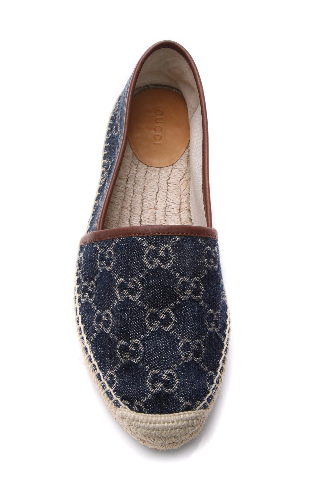 Jacquard Espadrille Flats - Size 38.5