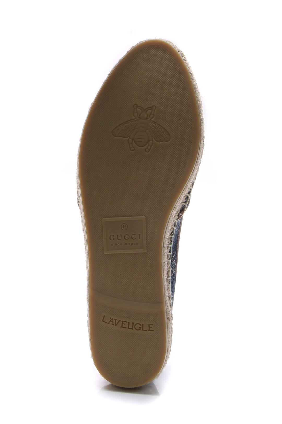 Jacquard Espadrille Flats - Size 38.5