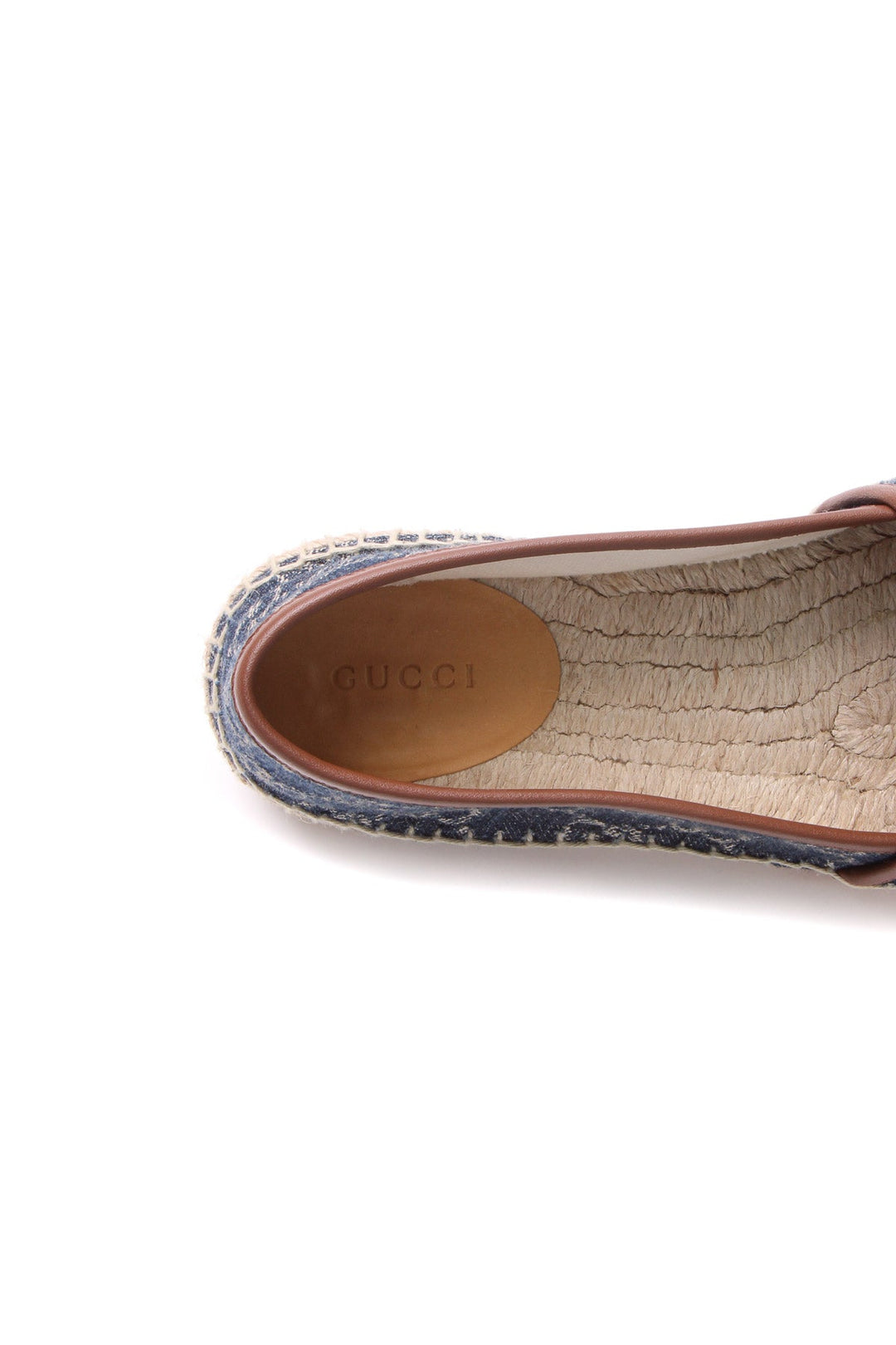 Jacquard Espadrille Flats - Size 38.5