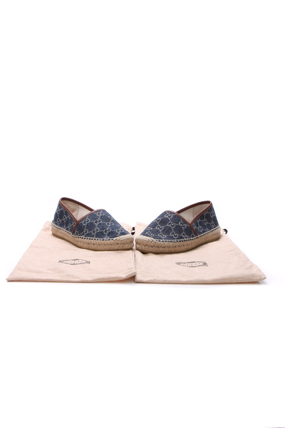 Jacquard Espadrille Flats - Size 38.5