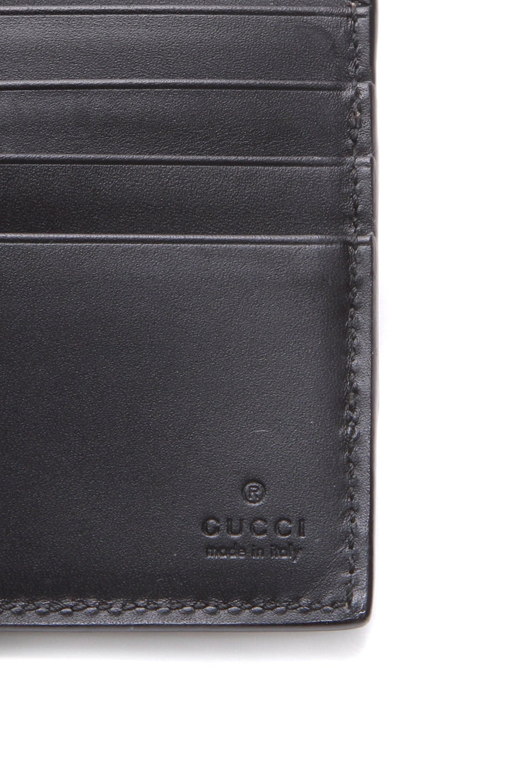 Leather Strip Bifold Wallet