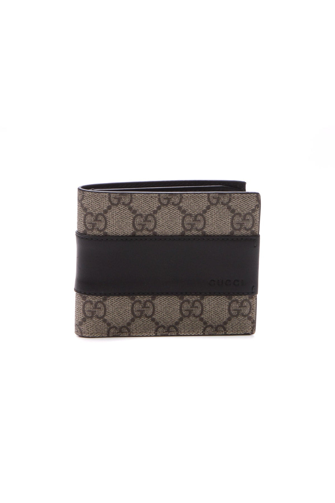 Leather Strip Bifold Wallet