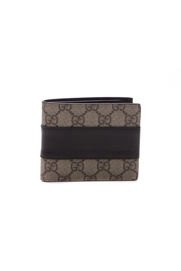 Leather Strip Bifold Wallet