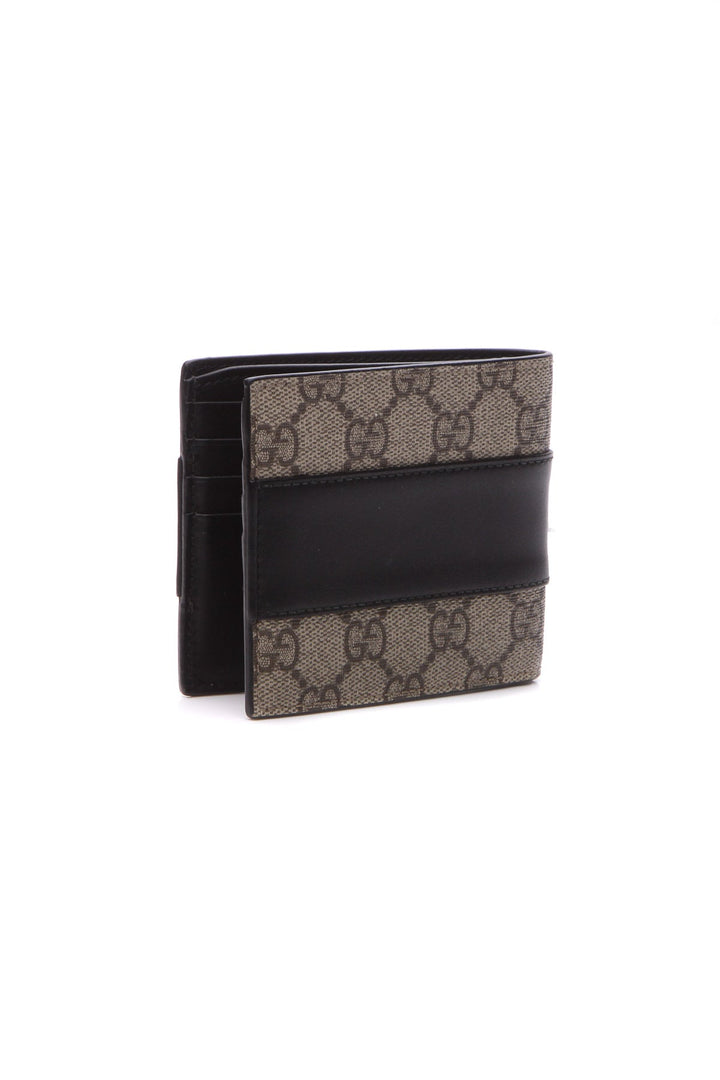 Leather Strip Bifold Wallet