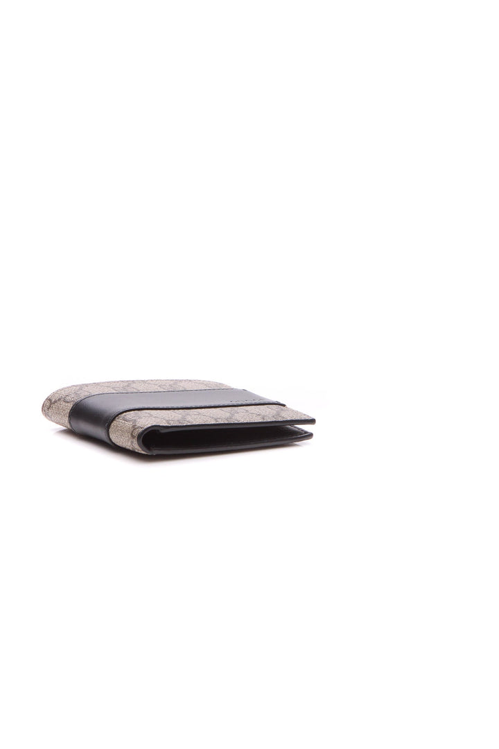 Leather Strip Bifold Wallet