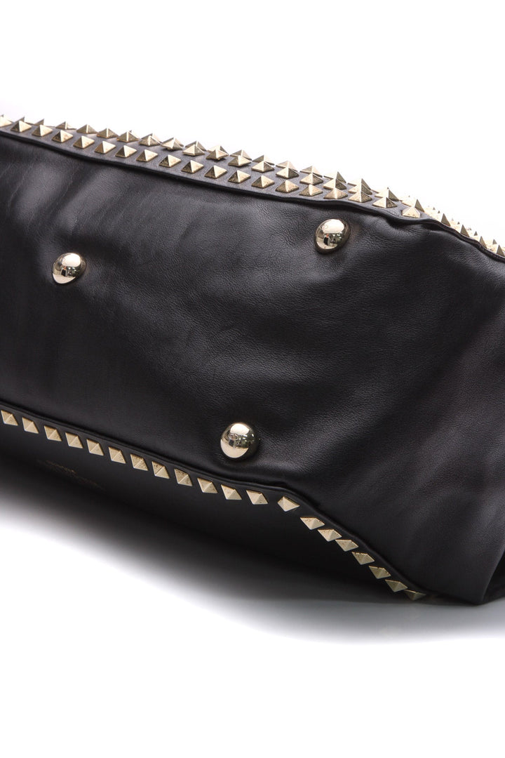 Rockstud All Over Trapeze Tote Bag