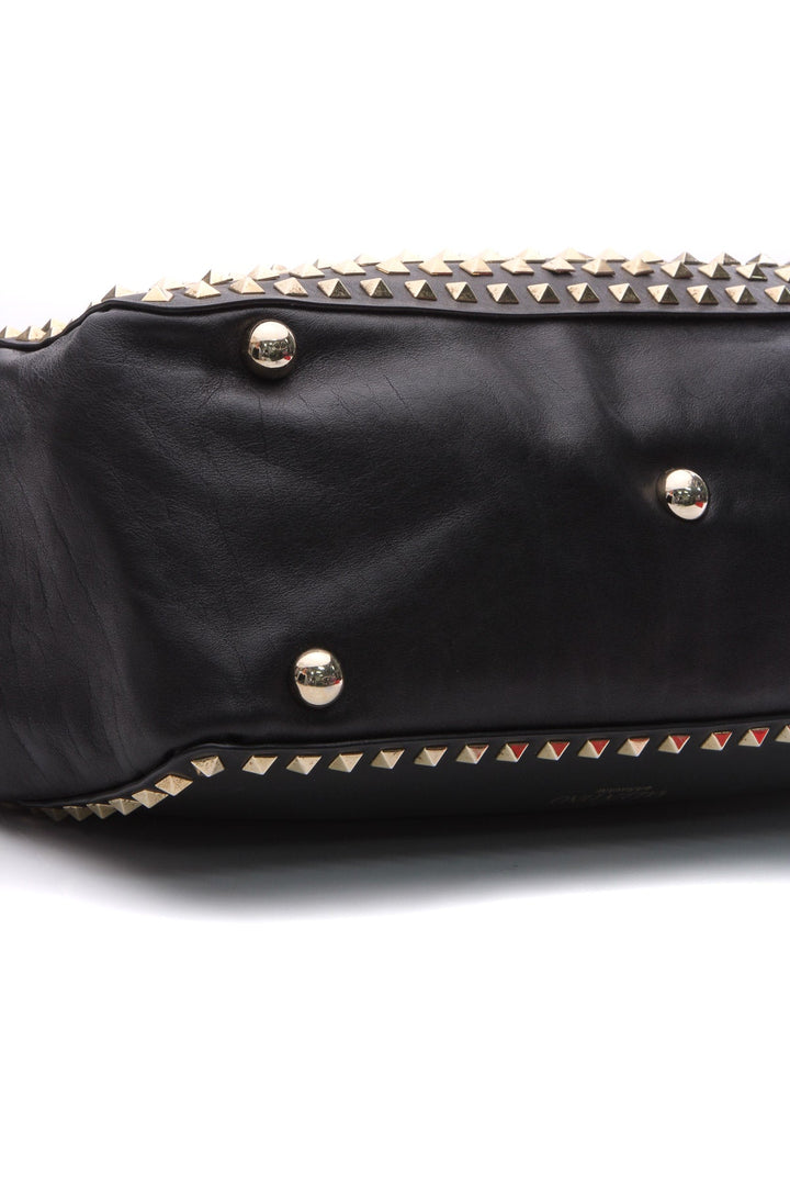 Rockstud All Over Trapeze Tote Bag
