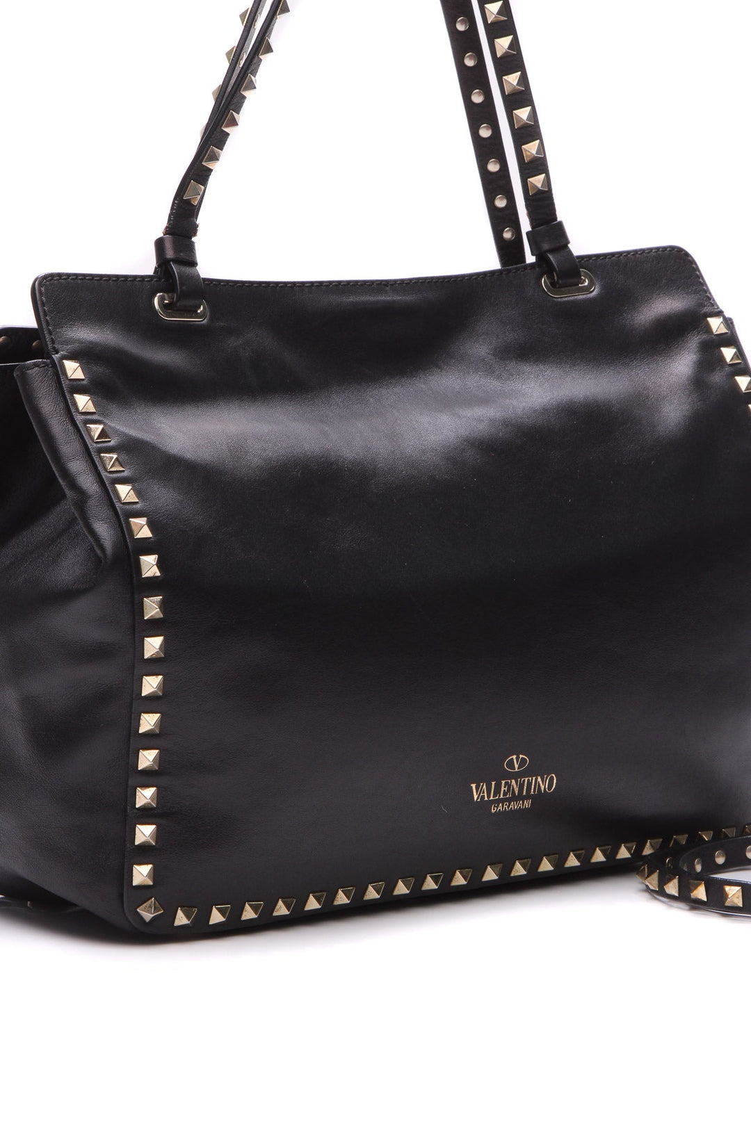 Rockstud All Over Trapeze Tote Bag