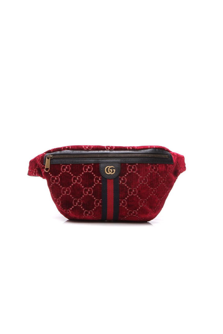 Velvet Large Web Belt Bag