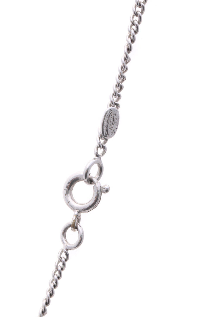 CC Enamel Pendant Necklace
