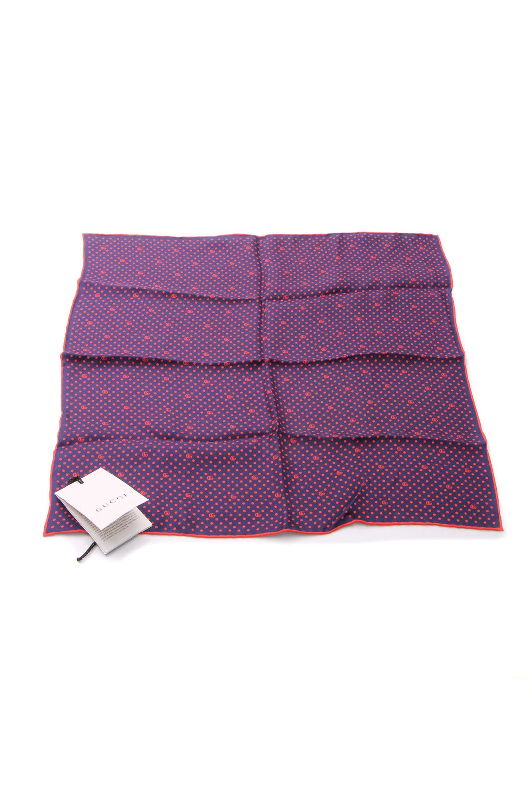 GG Polka Dot Pocket Square Scarf