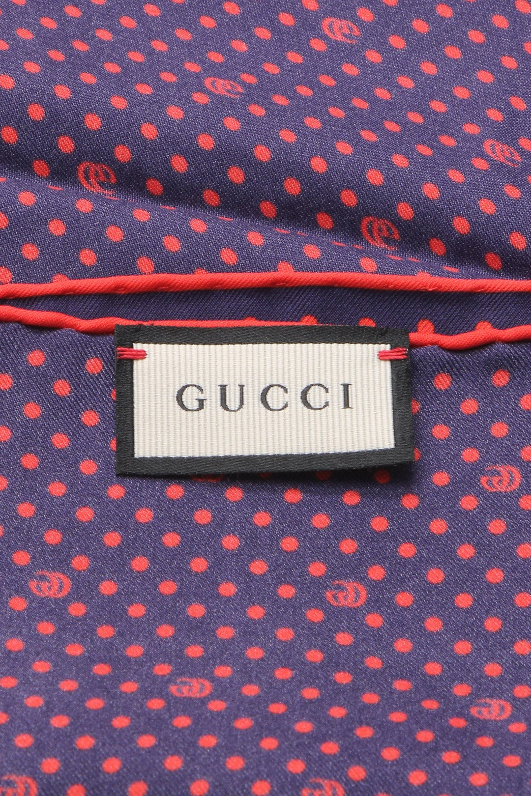 GG Polka Dot Pocket Square Scarf