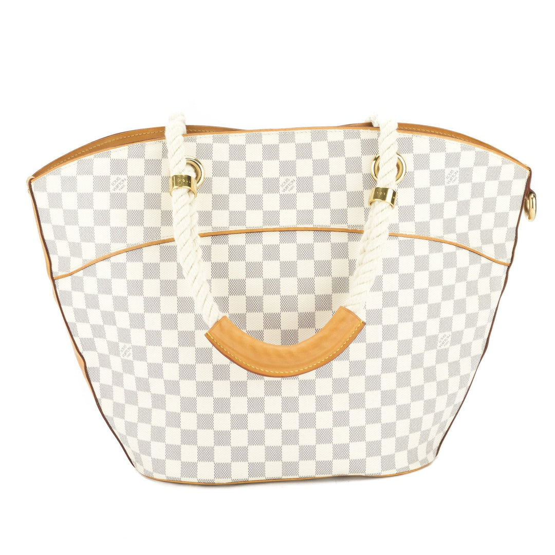 L*V Damier Azur Pampelonne Tote Bag (Pre Owned)