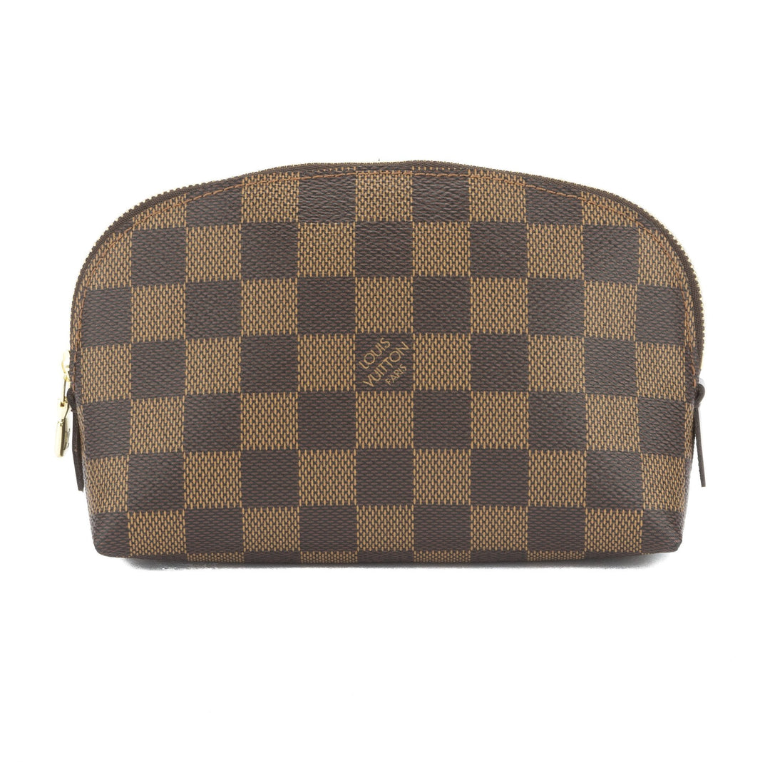 L*V Damier Ebene Pochette Cosmetic Pouch (Pre Owned)