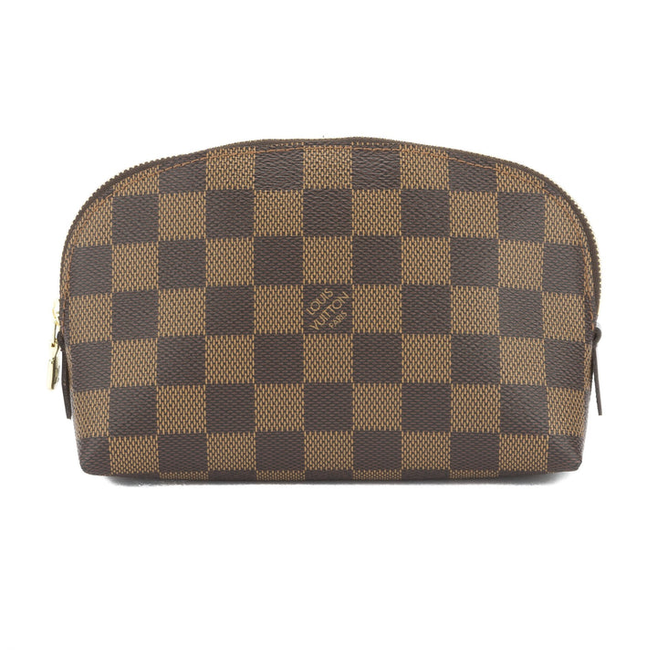 L*V Damier Ebene Pochette Cosmetic Pouch (Pre Owned)