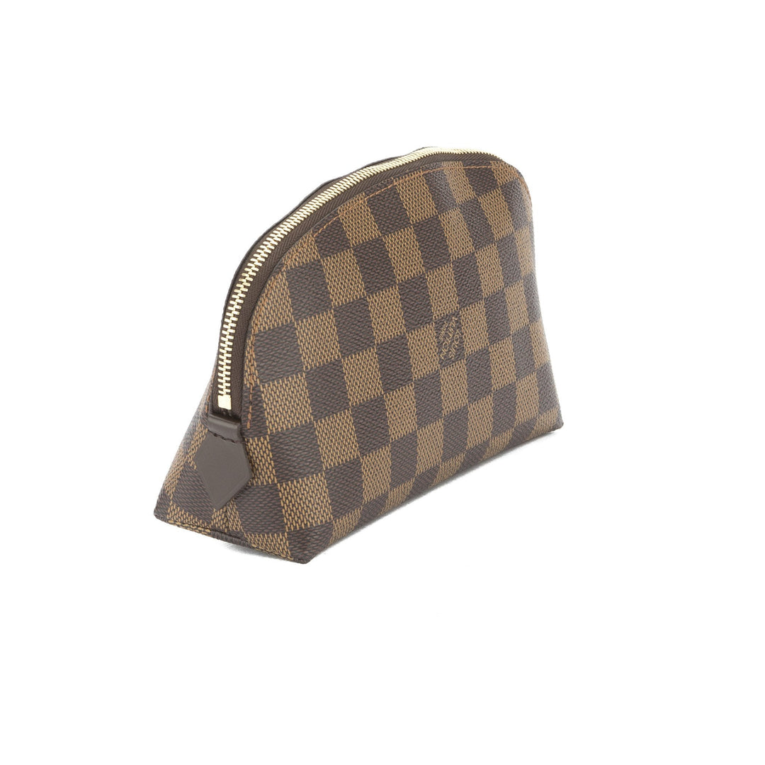 L*V Damier Ebene Pochette Cosmetic Pouch (Pre Owned)