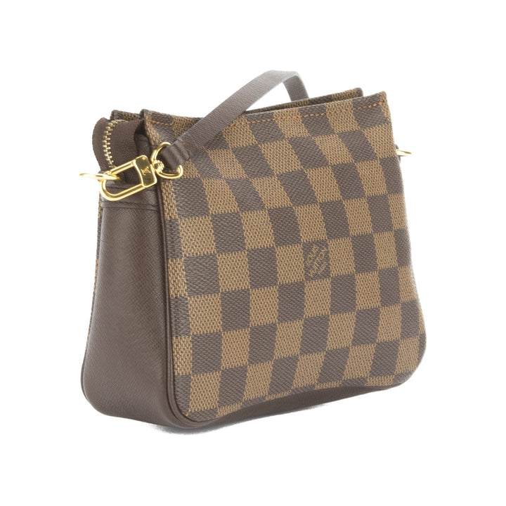 L*V Damier Ebene Trousse make-up Cosmetic Pouch (Pre Owned)