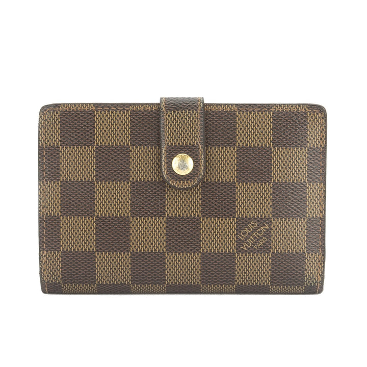 L*V Damier Ebene French Bifold Wallet (Pre Owned)