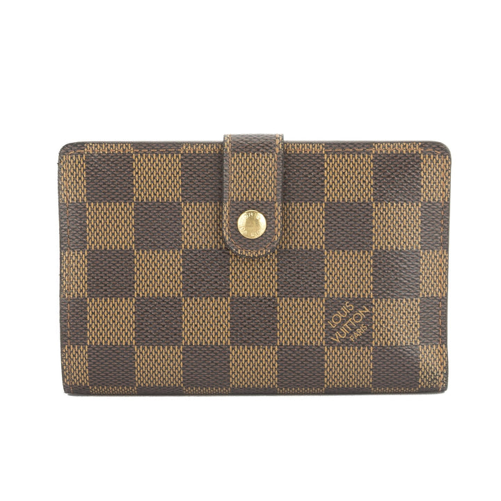 L*V Damier Ebene Portefeuille Viennoise Wallet (Pre Owned)