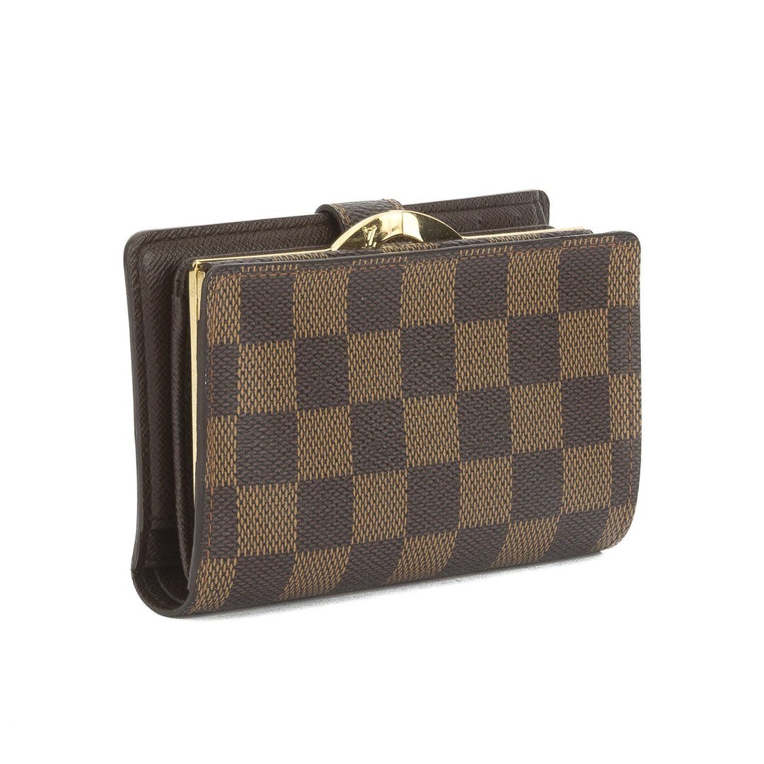 L*V Damier Ebene Portefeuille Viennoise Wallet (Pre Owned)