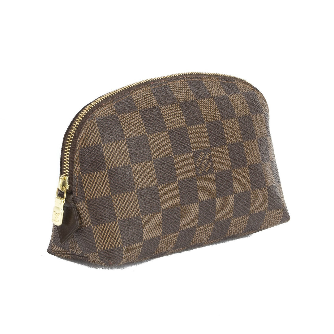 L*V Damier Ebene Pochette cosmetic Pouch (Pre Owned)