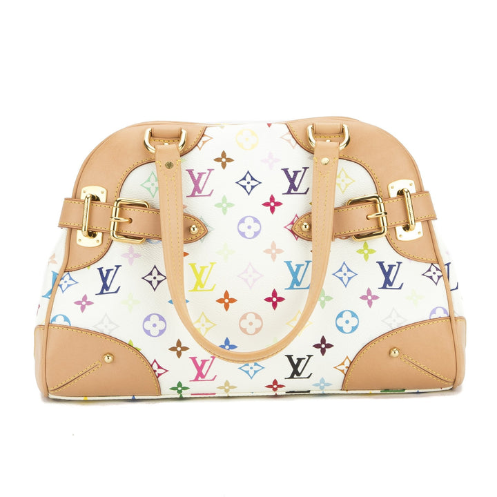L*V Multicolor White Claudia Tote Bag  (Pre Owned)