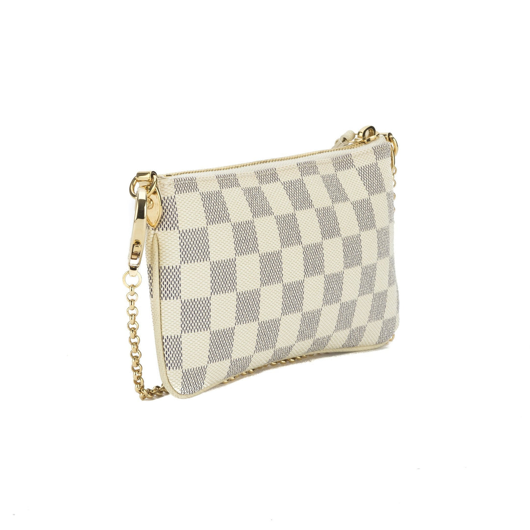L*V Damier Azur Milla MM Pochette Bag (Indistinguishable)