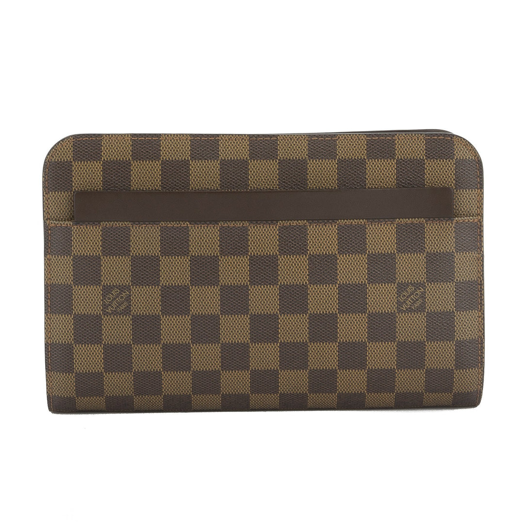 L*V Damier Ebene Saint Louis Clutch  (Indistinguishable  Pre-Owned)