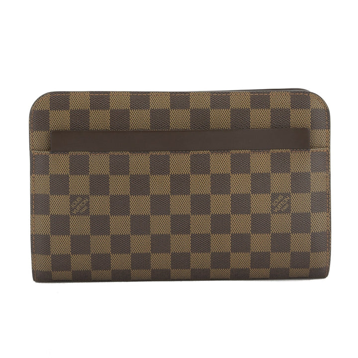 L*V Damier Ebene Saint Louis Clutch  (Indistinguishable  Pre-Owned)