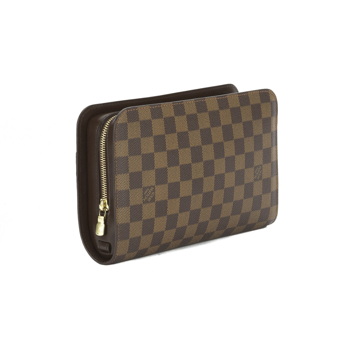 L*V Damier Ebene Saint Louis Clutch  (Indistinguishable  Pre-Owned)