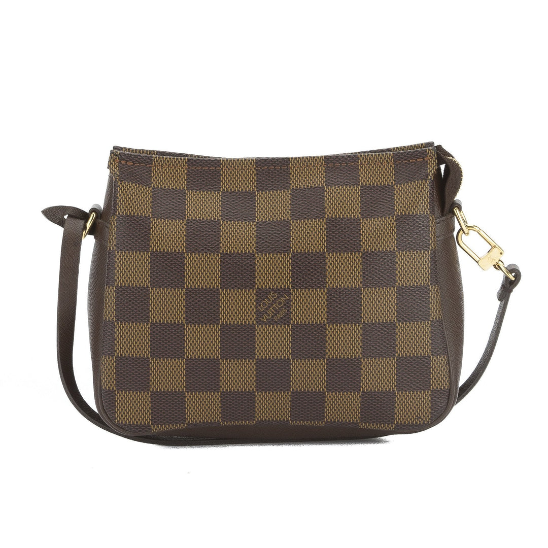 L*V Damier Ebene Trousse make-up Cosmetic Pouch (Pre Owned)