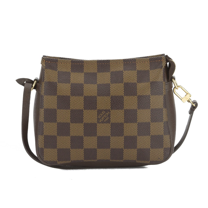 L*V Damier Ebene Trousse make-up Cosmetic Pouch (Pre Owned)