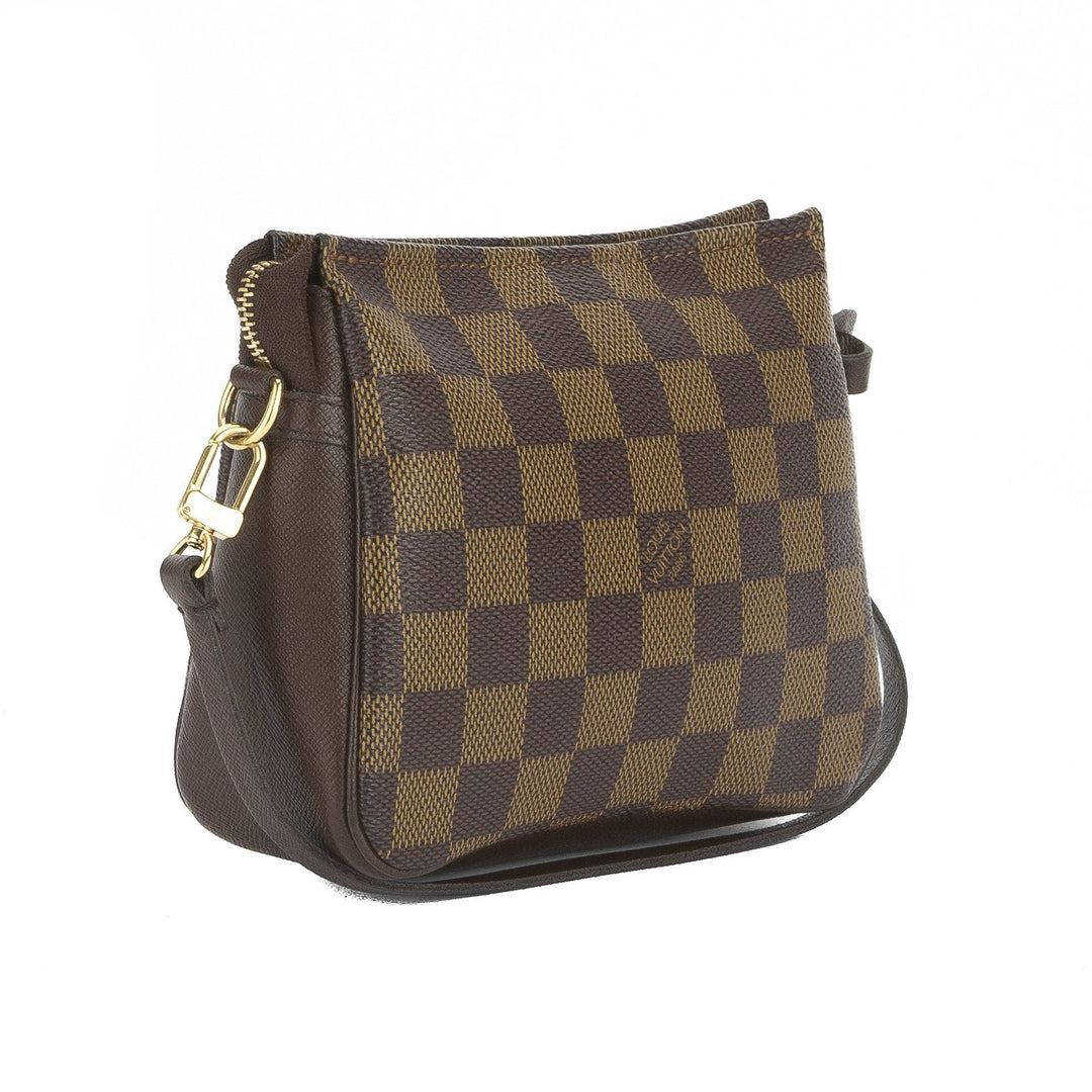 L*V Damier Ebene Trousse make-up Cosmetic Pouch (Pre Owned)