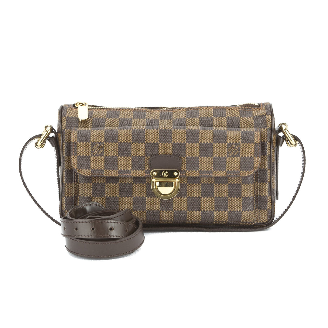 L*V Damier Ebene Ravello GM Bag (Pre Owned)