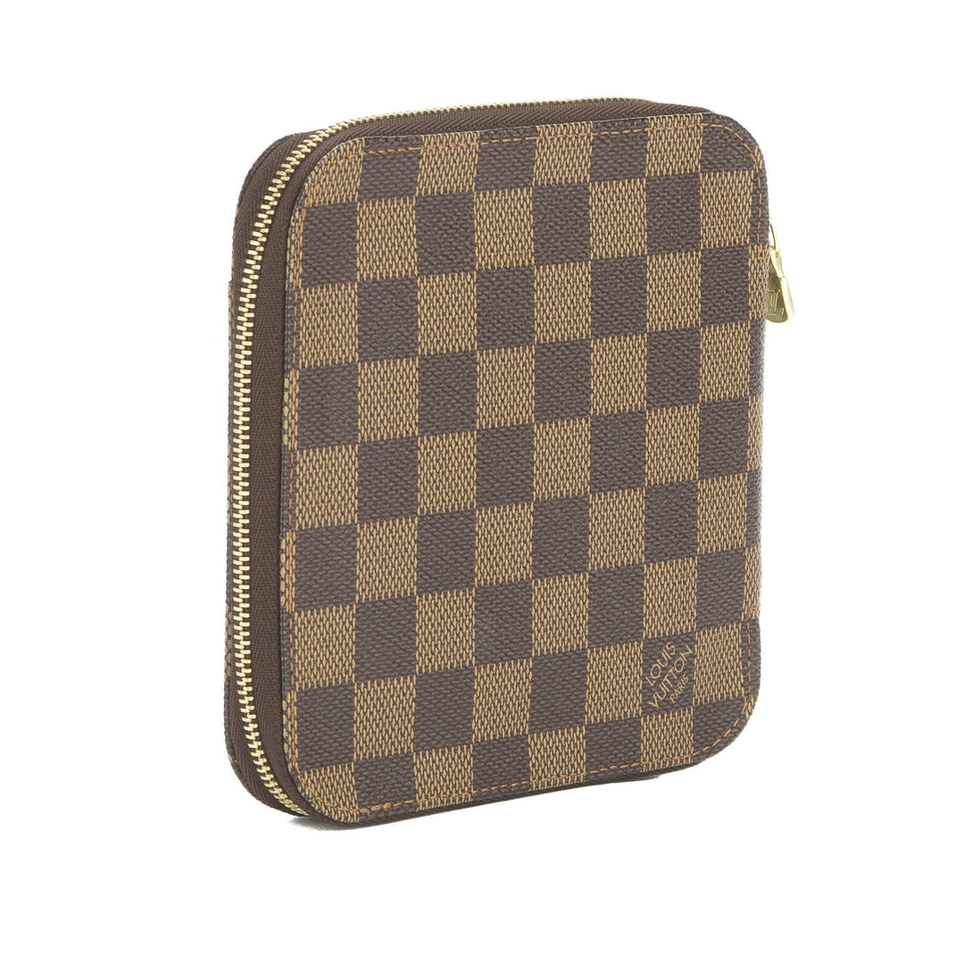L*V Damier Ebene Business Organizer Card Case (Pre Owned)