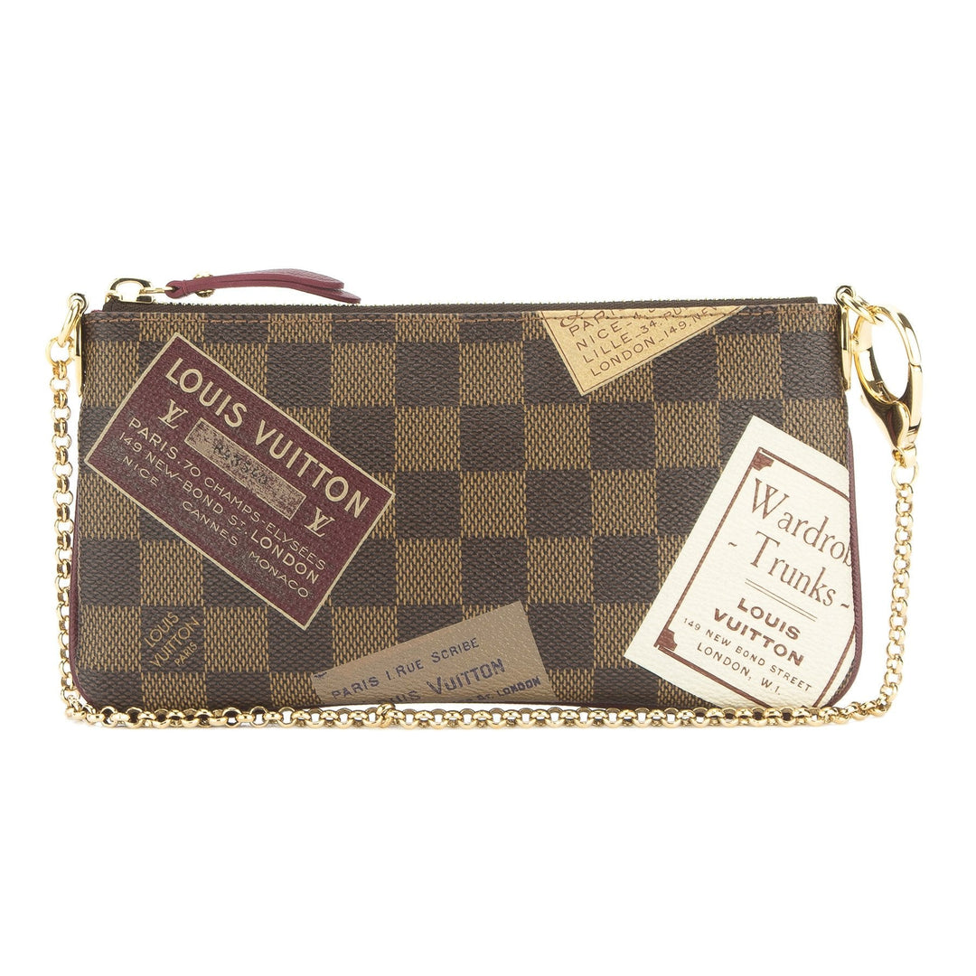 L*V Damier Ebene Milla MM Pochette Bag (Pre Owned)