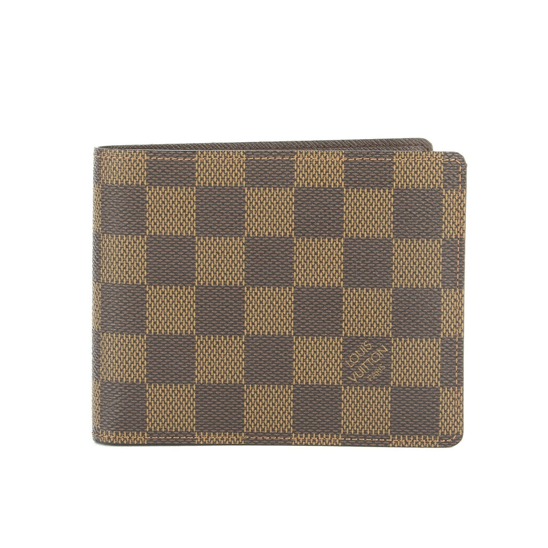 L*V Damier Ebene Florin Bifold Wallet (Pre Owned)