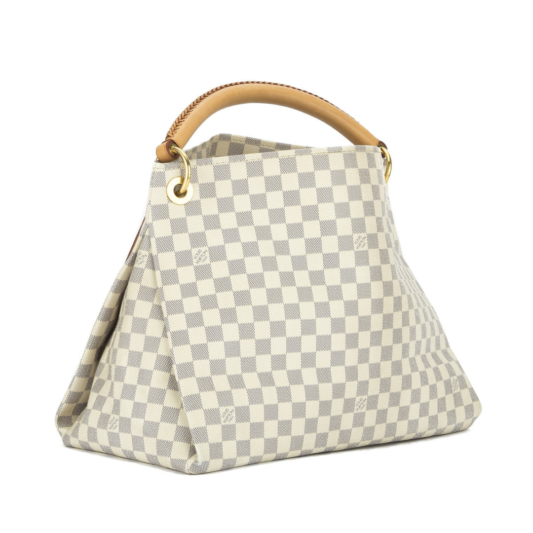 L*V Damier Azur Artsy MM Bag (Pre Owned)