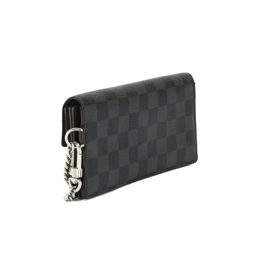 L*V Damier Graphite Portefeuille Accordeon Wallet (Pre Owned)