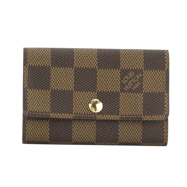 L*V Damier Ebene Multicles 6-key Case (Pre Owned)
